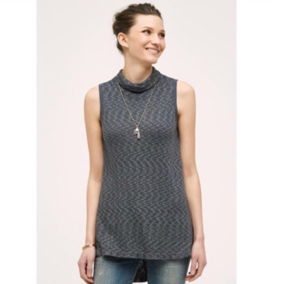 Anthropologie Tops - Left Of Center Anthropologie Mock Neck Tunic Anthropologie Tops - Left Of Center Anthropologie Mock Neck Tunic